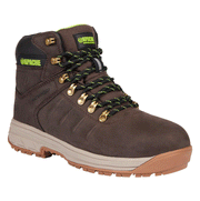 Apache Moose Jaw Leather Waterproof Safety Boot Brown - SAFETY BOOTS