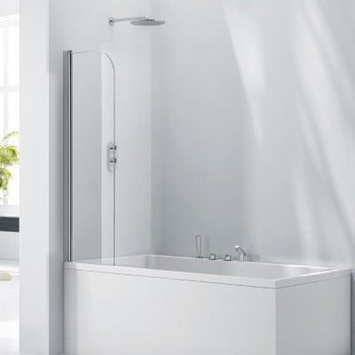 Aquaglass 5mm Mini Bath Screen - 1400 x 300mm - Bathrooms