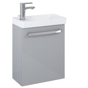 Aquatrend 455mm Wall Hung Base Unit & Basin - All Colours - Bathrooms