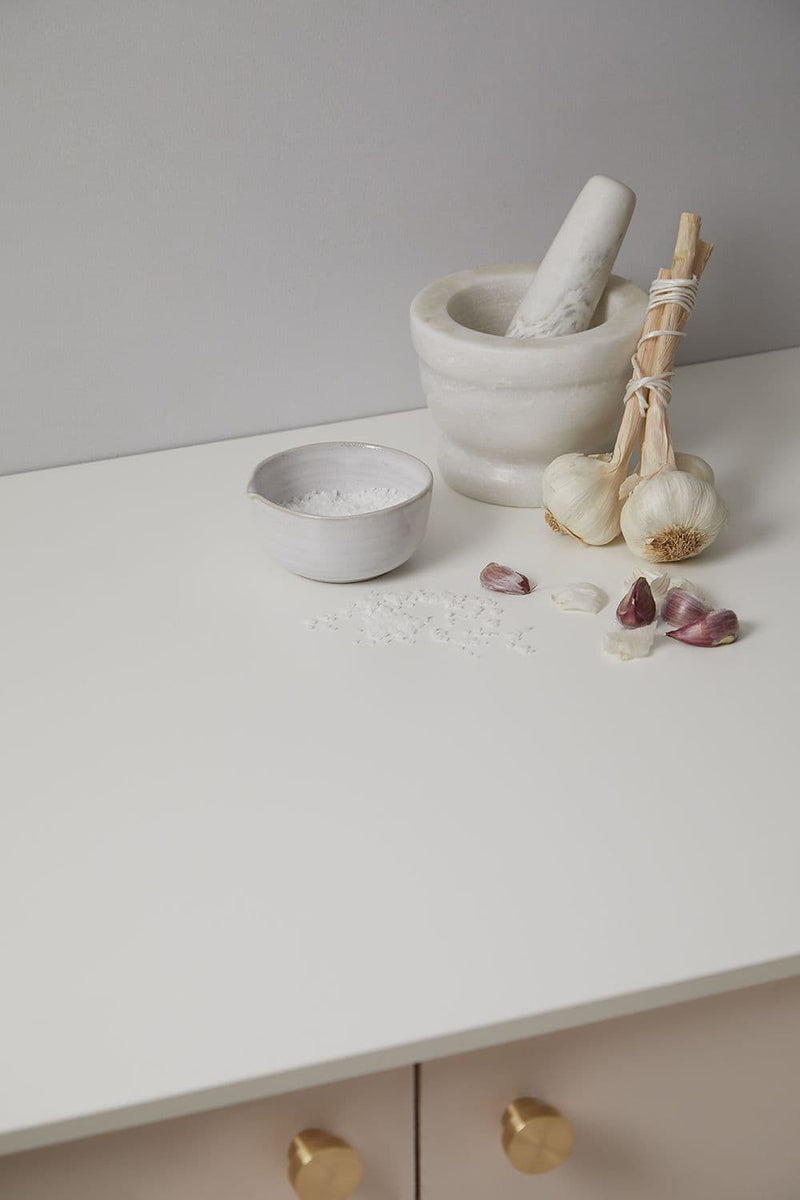 Aria F2255 Polar White - Satin NDF Texture - White Core - Hardware > Building Materials > Countertops