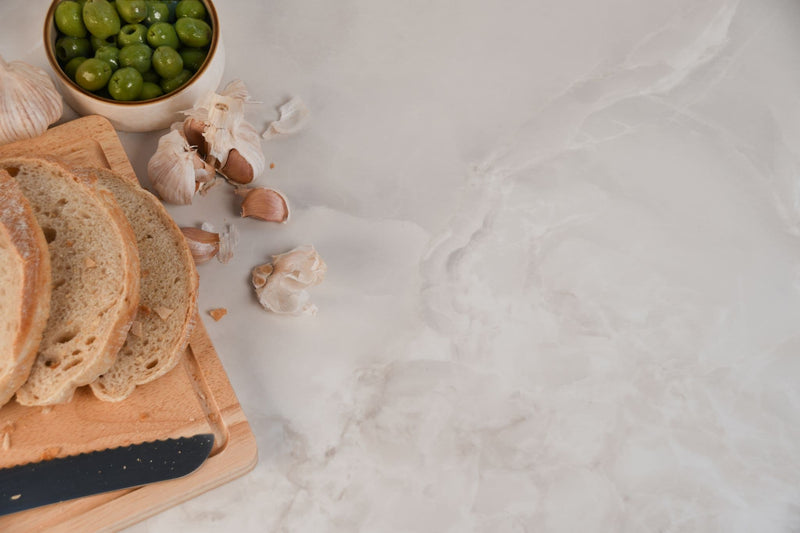 Aria F7408 Ice Onyx - Satin NDF Texture - White Core - Hardware > Building Materials > Countertops