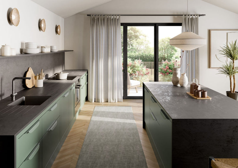 Aria F7837 Graphite - Monolith Texture - Black Core - Hardware > Building Materials > Countertops