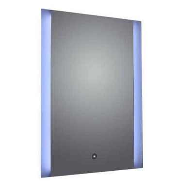 Ashbourne Rectangular Mirror w/ Frosted LED Side Lights - All Sizes - Bathrooms