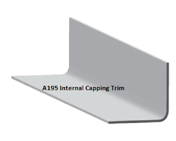 AT195 INT Trim  Flange widths 105mm and 85mm. Length: 3 metres