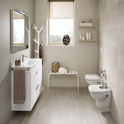 Debba Wall Hung Bidet - 355mm - 1 Tap Hole - Bathrooms
