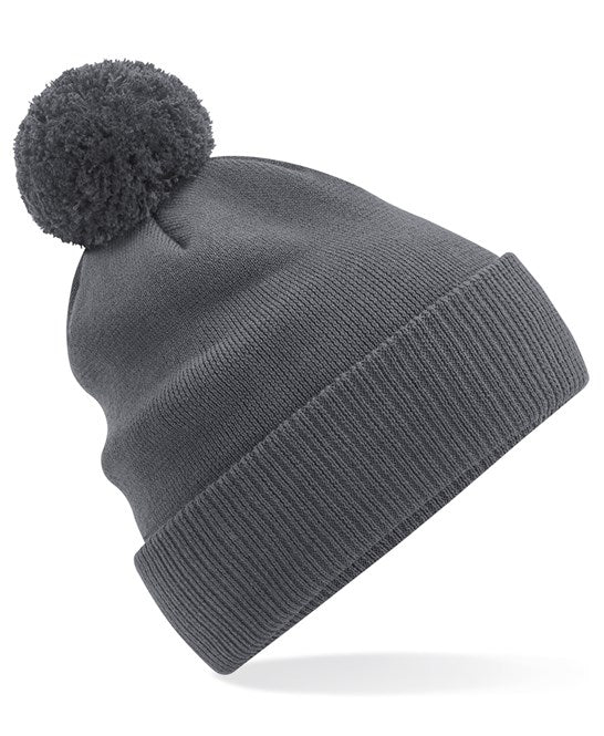 Organic Cotton Snowstar Work Beanie Hat Grey Green Navy Black Red - Sustainable Workwear Range