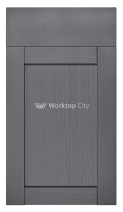Balmoral Wood Grain 'Skinny' Shaker Dust Grey Ash- Replacement Kitchen Doors SAMPLE PRODUCTS -