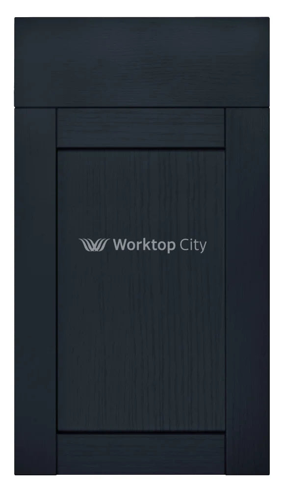 Balmoral Wood Grain 'Skinny' Shaker Indigo Ash- Replacement Kitchen Doors SAMPLE PRODUCTS -