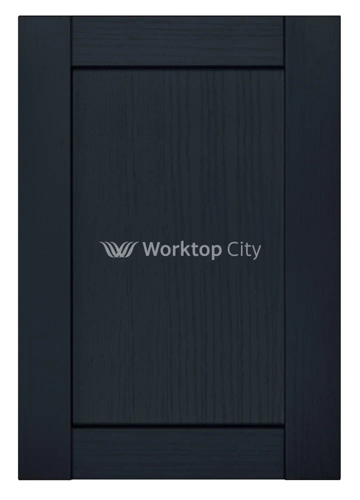 Balmoral Wood Grain 'Skinny' Shaker Indigo Ash- Replacement Kitchen Doors SAMPLE PRODUCTS -