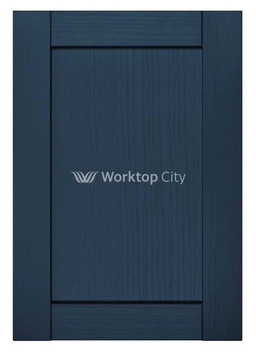 Balmoral Wood Grain 'Skinny' Shaker Navy Blue Ash- Replacement Kitchen Doors SAMPLE PRODUCTS -
