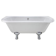 Courtnell Double Ended 1700mm Back To Wall Bath - Bathrooms