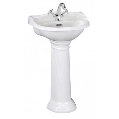Porchester 500mm Basin - Hardware > Plumbing > Plumbing Fixtures > Sinks Bathrooms