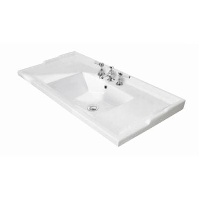 1000mm Traditional Basin - Hardware > Plumbing > Plumbing Fixtures > Sinks > Bathroom Sinks Bathrooms