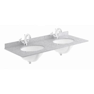 Double Bowl - 1200mm Surround - Hardware > Plumbing > Plumbing Fixtures > Sinks Bathrooms