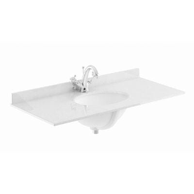 Single Bowl Marble Basin - 1000mm - Bathrooms