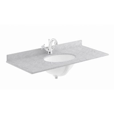 Single Bowl Marble Basin - 1000mm - Bathrooms