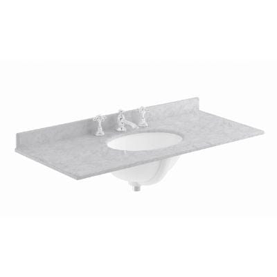 Single Bowl Marble Basin - 1000mm - Bathrooms