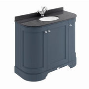Three Door Curved Basin Cabinet - 1000mm - Bathrooms