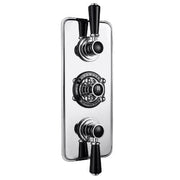 Concealed Shower Valve - Black Trim - Hardware > Plumbing > Plumbing Fixture Hardware & Parts > Shower Parts Bathrooms