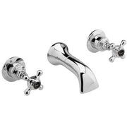 Wall Mounted Crosshead Basin Mixer Tap - Taps