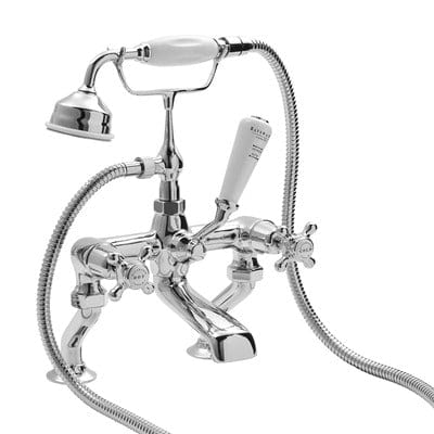 Domed Deck Mounted Bath Shower Mixer - Hardware > Plumbing > Plumbing Fixture Hardware & Parts > Shower Parts > Shower Heads Bathrooms