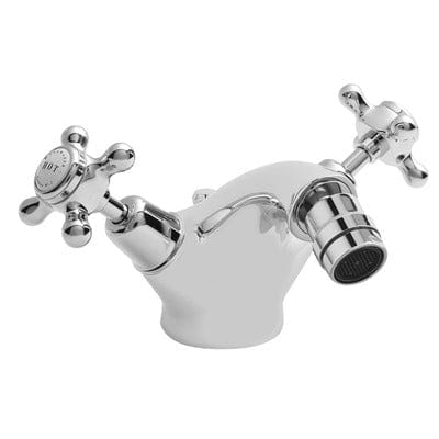 White Mono Bidet Mixer Tap - Hardware > Plumbing > Plumbing Fixtures > Toilets & Bidets Bathrooms