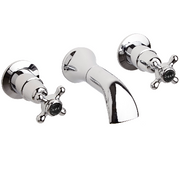 Wall Mounted Crosshead Basin Mixer Tap - Taps