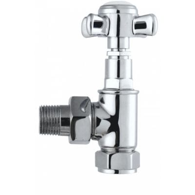 Chrome Victorian Crosshead Radiator Valve - Hardware > Plumbing > Plumbing Fittings & Supports > Plumbing Valves Valve