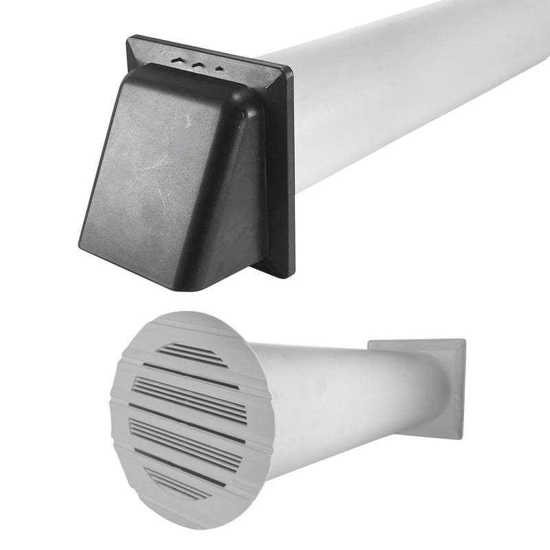 Through Wall Ventilation Kit Round Bella Vent with Graphite External Vent - OTHER