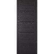 Vancouver Black Ash Pre-Finished Laminate Interior Fire Door FD30 - 1981mm x 762mm -