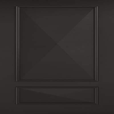 Knightsbridge Black Primed 2 Panel Interior Door - 1981mm x 838mm -