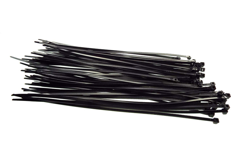 100 Cable Ties (8.8mm x 450mm) Black - Electronics > Electronics Accessories > Cable Management > Wire & Cable Ties Cable ties