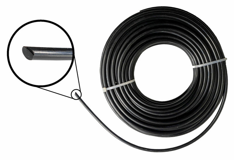 Strimmer Line Black Round 2.7mm x 15m - Home & Garden > Lawn & Garden > Outdoor Power Equipment Accessories > Weed Trimmer Accessories > Weed Trimmer Blades & Spools > Weed Trimmer Spools Garden tools & Accesories