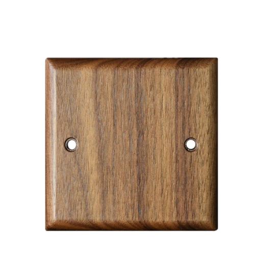 Caradok Blank Plate Walnut Wood Panel - Blank Plate
