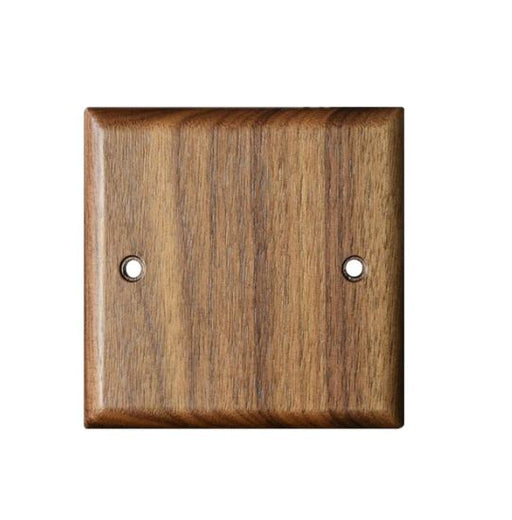 Caradok Blank Plate Walnut Wood Panel - Blank Plate