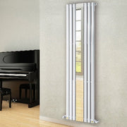 Bordeaux Vertical Wall-Mounted White Radiator - 1800 x 500mm -