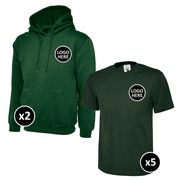 Uneek Hoodie & T-Shirts Bundle - 7 Items - BUNDLE