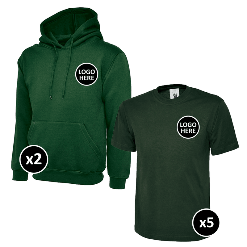 Uneek Hoodie & T-Shirts Bundle - 7 Items - BUNDLE
