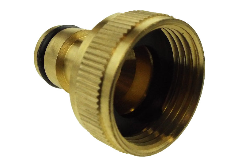 Tap Connector Snap-On Male - 1" BSPF Brass - Home & Garden > Lawn & Garden Garden watering