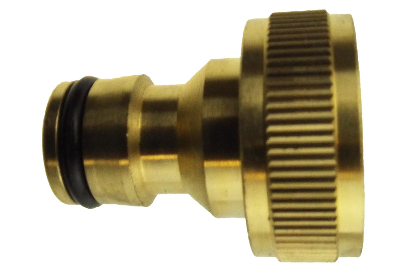 Tap Connector Snap On Male - 3/4" BSPF Brass - Home & Garden > Lawn & Garden Garden watering
