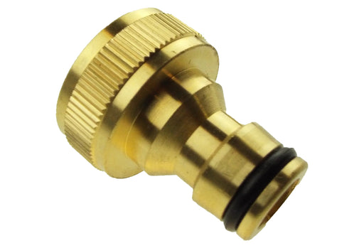Tap Connector Snap On Male - 3/4" BSPF Brass - Home & Garden > Lawn & Garden Garden watering