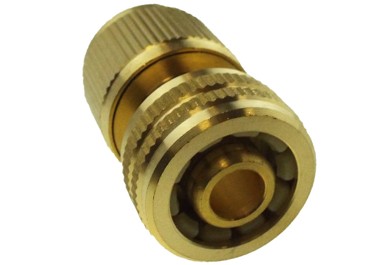 Hose Connector Snap-On Female Brass 1/2” Hose - Home & Garden > Lawn & Garden Garden watering