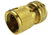 Hose Connector Snap-On Female Brass 1/2” Hose - Home & Garden > Lawn & Garden Garden watering