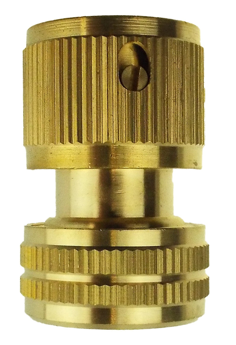 Hose Connector Snap-On Female Brass 1/2” Hose - Home & Garden > Lawn & Garden Garden watering