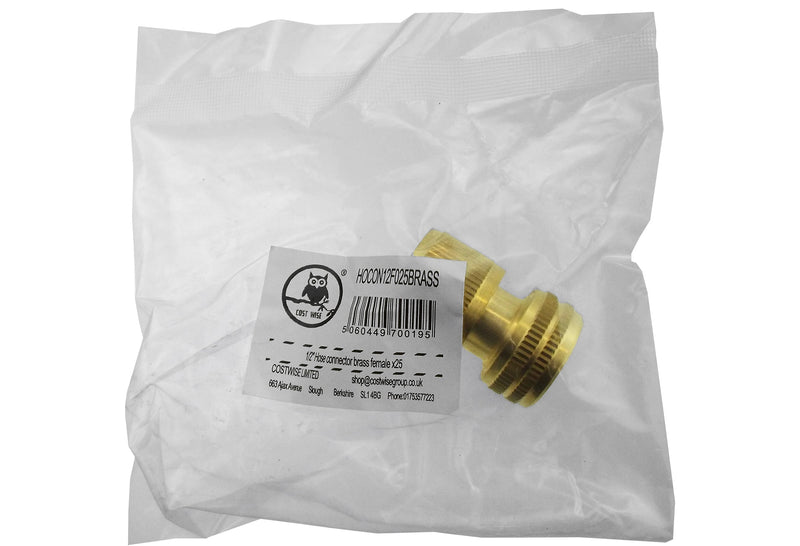 Hose Connector Snap-On Female Brass 1/2” Hose - Home & Garden > Lawn & Garden Garden watering