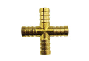 Brass Cross Joiner 6mm - Home & Garden > Lawn & Garden > Watering & Irrigation > Garden Hose Fittings & Valves Tech Hose & Fittings