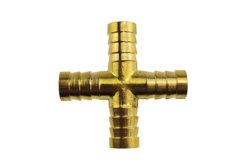 Brass Cross Joiner 8mm - Home & Garden > Lawn & Garden > Watering & Irrigation > Garden Hose Fittings & Valves Tech Hose & Fittings