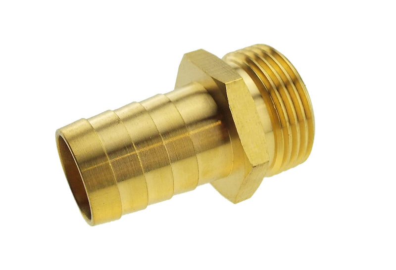 Brass Straight Joiner 13mm - 1/2" BSPM - Hardware > Plumbing > Plumbing Fittings & Supports > Pipe Connectors Tech Hose & Fittings