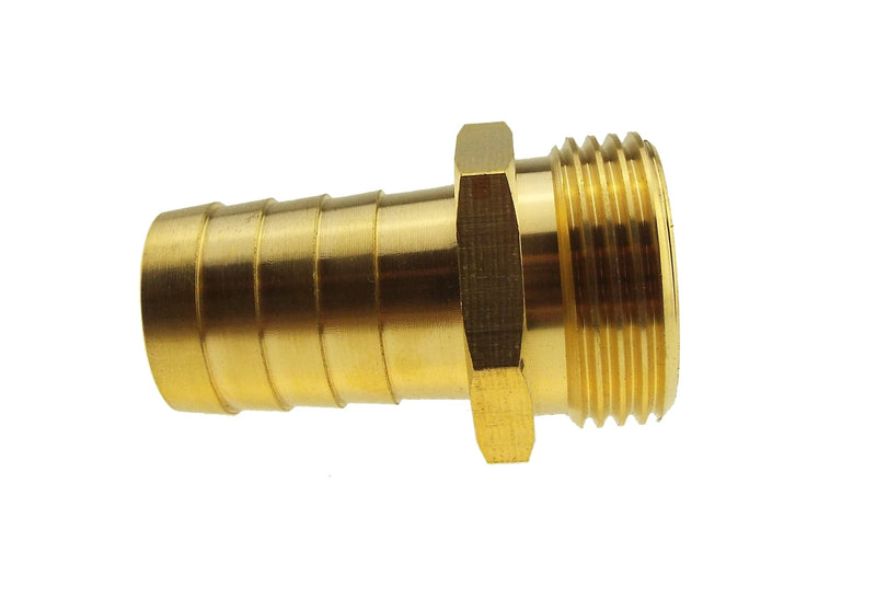 Brass Straight Joiner 25mm - 1.25" BSPM - Hardware > Plumbing > Plumbing Fittings & Supports > Pipe Connectors Tech Hose & Fittings