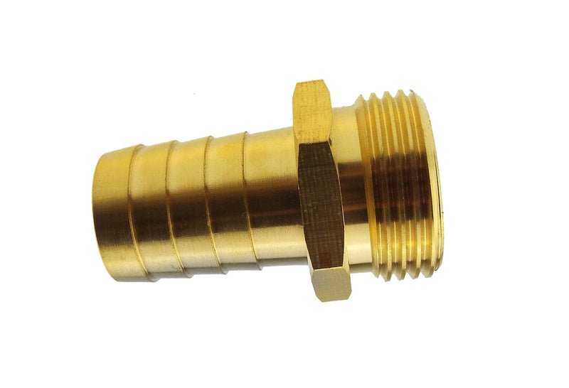 Brass Straight Joiner 38mm - 1.5" BSPM - Hardware > Plumbing > Plumbing Fittings & Supports > Pipe Connectors Tech Hose & Fittings